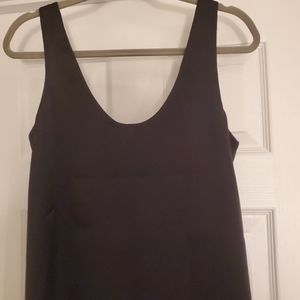 WOMEN'S SIZE SMALL REVERSIBLE BLACK/RUST SATIN TANK TOP FROM EXPRESS
